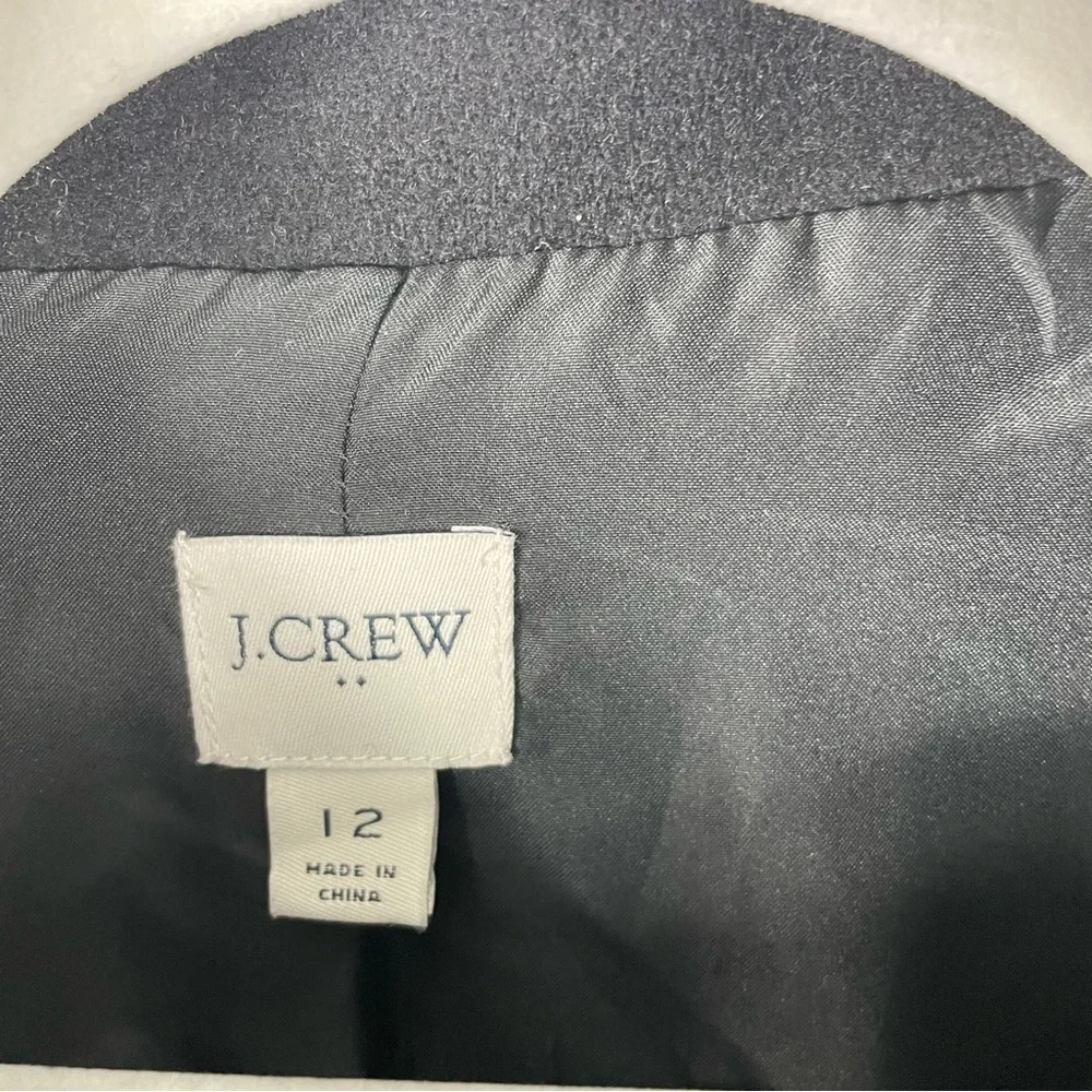 J. Crew Black Pea Coat - Picture 5 of 8